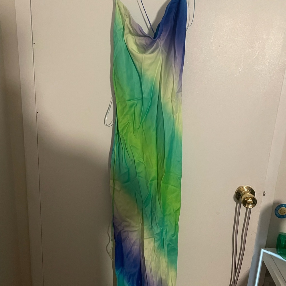 Vibrant Multicolor Slip Dress